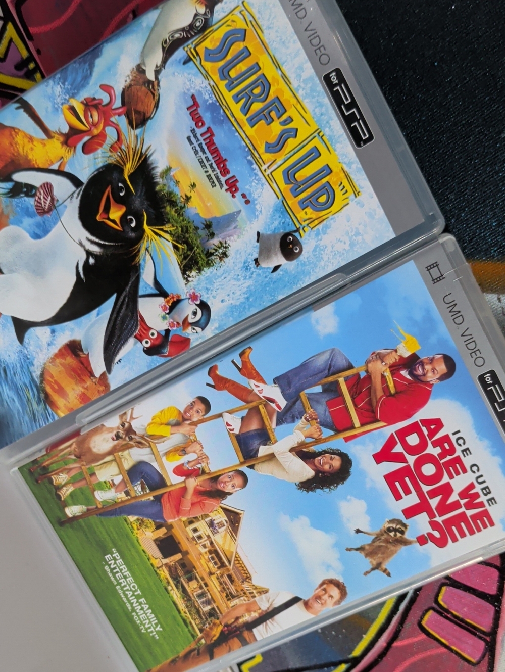 PSP Movie Combo: Are We Done Yet? & Surf's Up